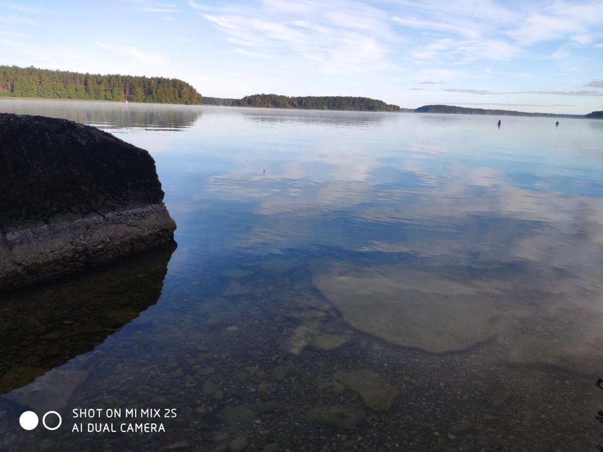 Sloneczny Domek Borsk Nr 2 I 15 - Nad Samym Jeziorem W Pierwszej Linii Екстер'єр фото