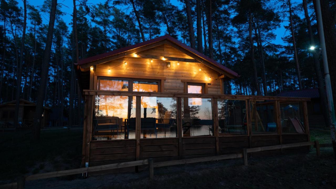 Sloneczny Domek Borsk Nr 2 I 15 - Nad Samym Jeziorem W Pierwszej Linii Екстер'єр фото