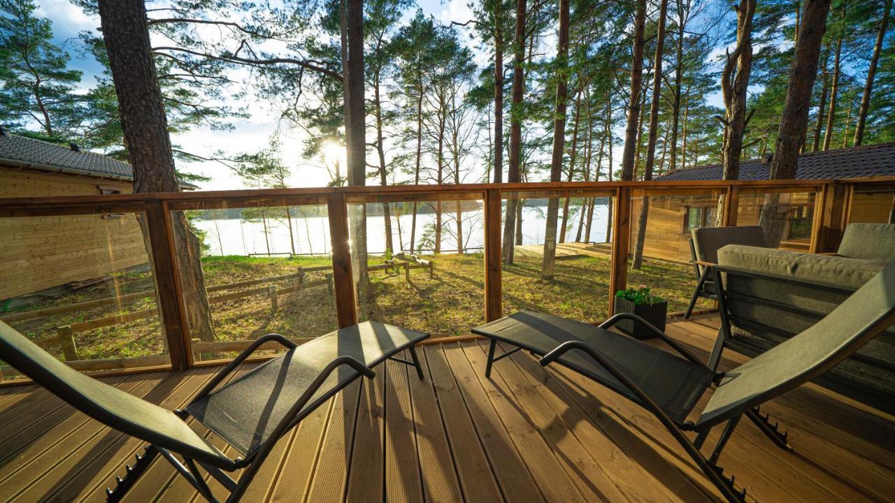 Sloneczny Domek Borsk Nr 2 I 15 - Nad Samym Jeziorem W Pierwszej Linii Екстер'єр фото