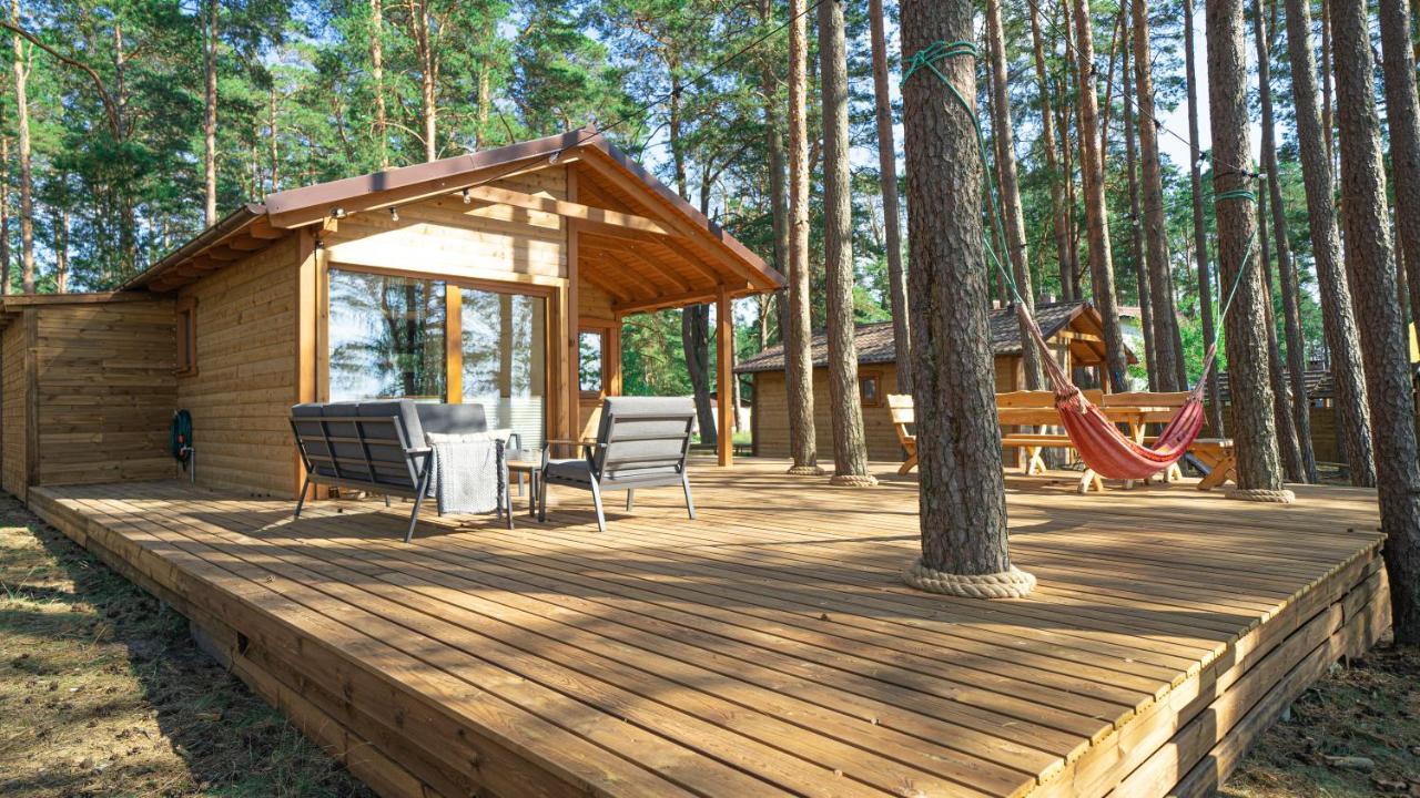 Sloneczny Domek Borsk Nr 2 I 15 - Nad Samym Jeziorem W Pierwszej Linii Екстер'єр фото