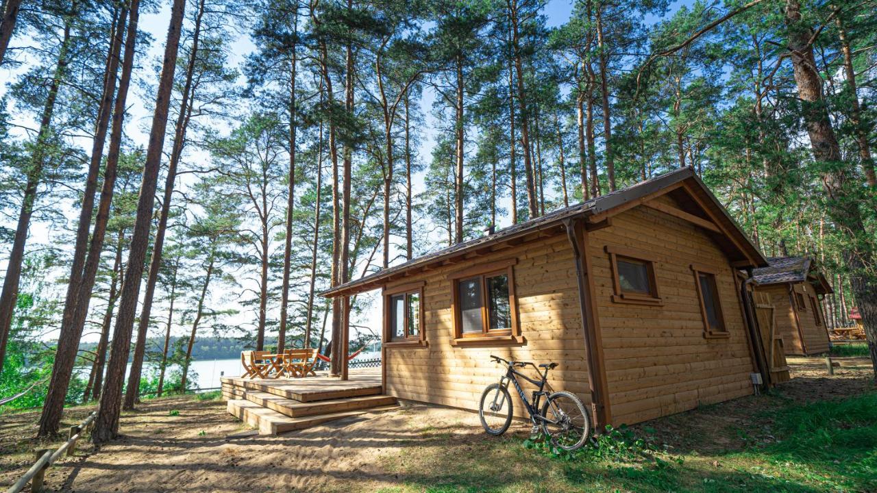 Sloneczny Domek Borsk Nr 2 I 15 - Nad Samym Jeziorem W Pierwszej Linii Екстер'єр фото
