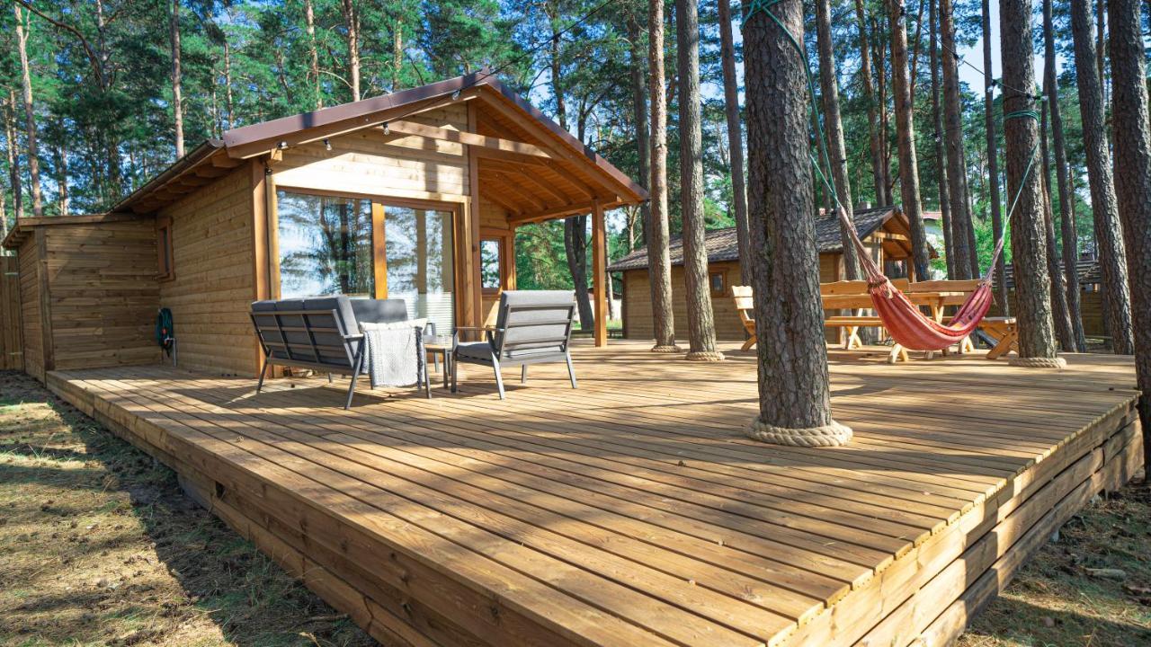 Sloneczny Domek Borsk Nr 2 I 15 - Nad Samym Jeziorem W Pierwszej Linii Екстер'єр фото